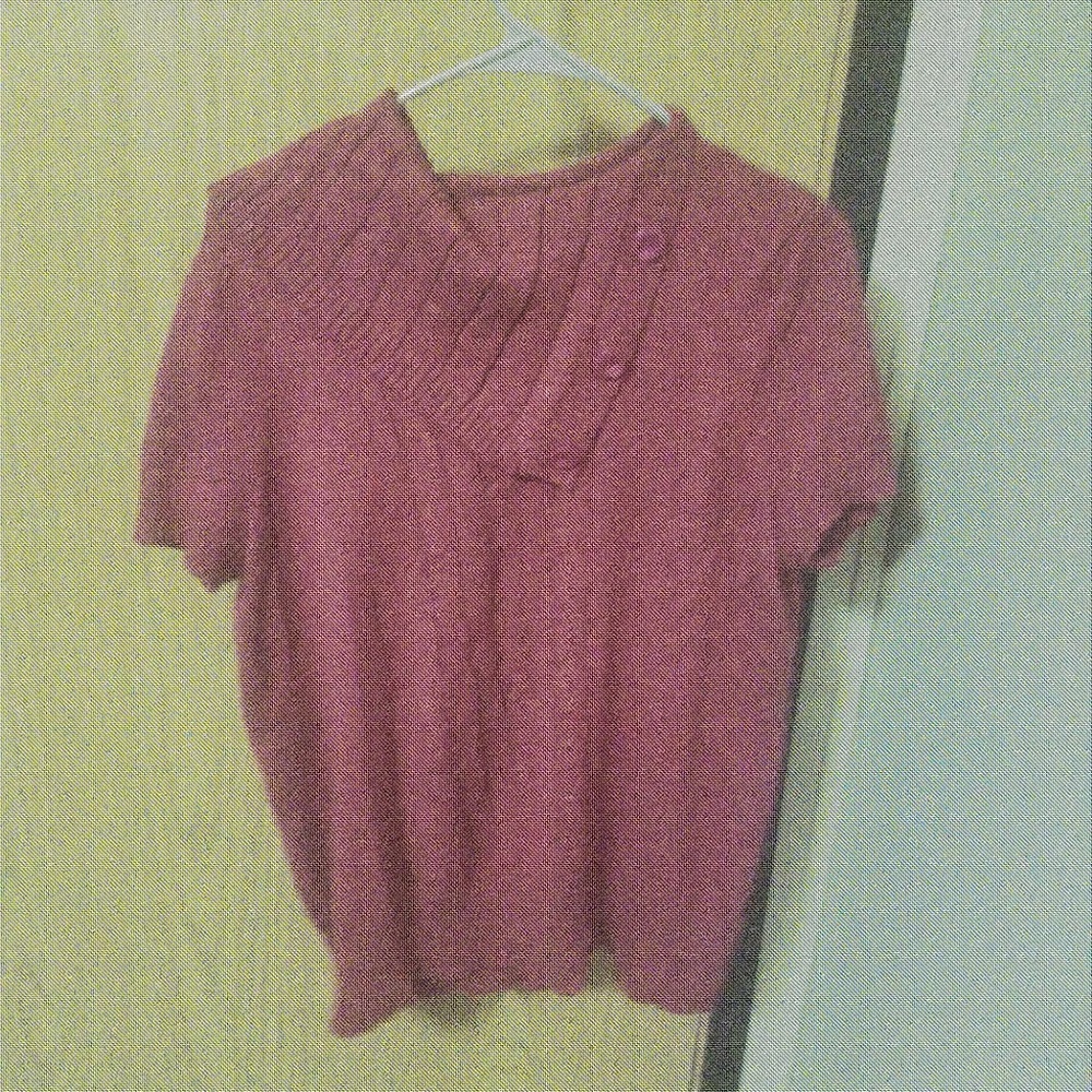 Dressbarn short sleeve sweater blouse